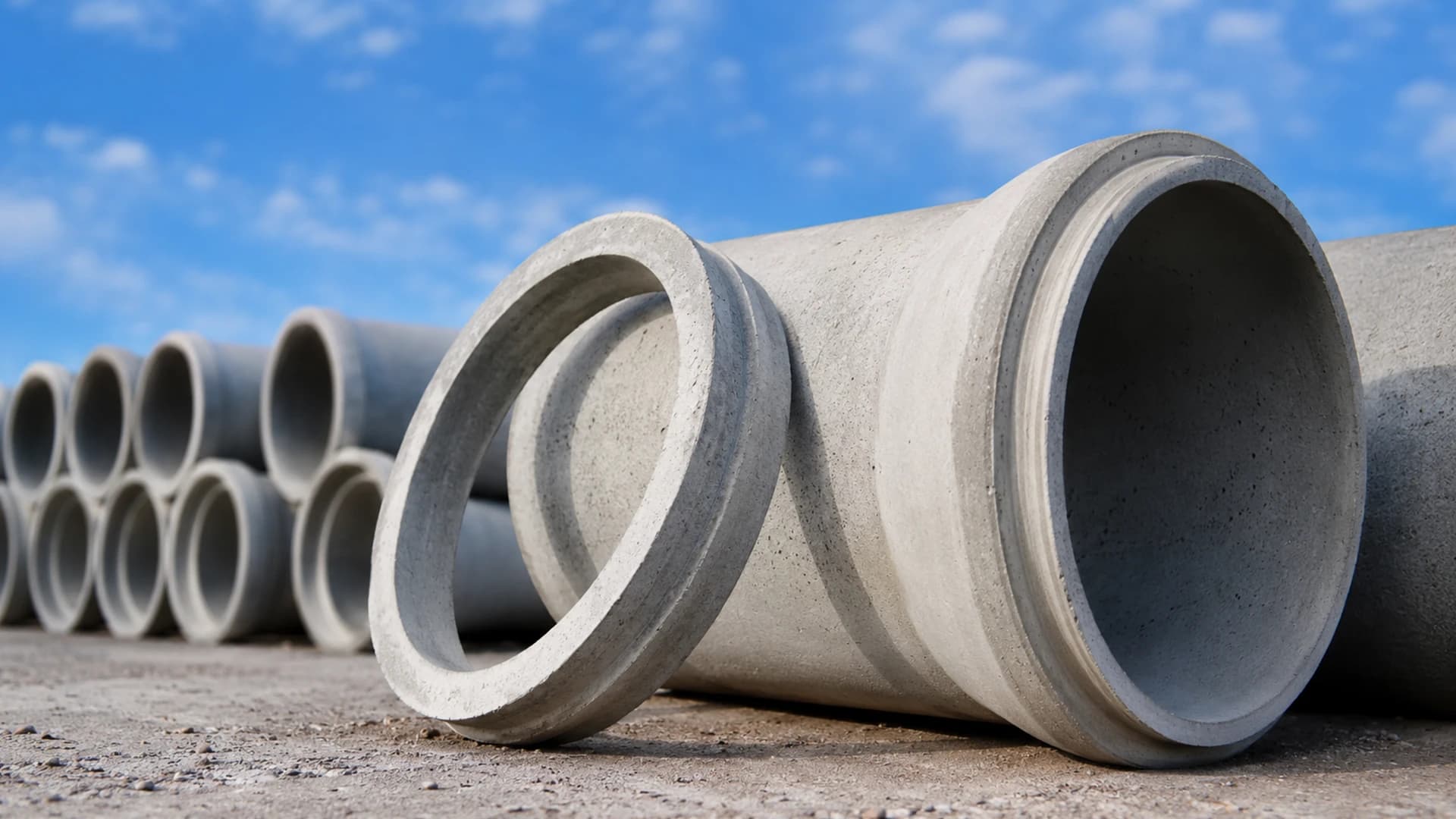 Muflu beton boru ek yerinde sızdırmazlık sağlayan beton halka